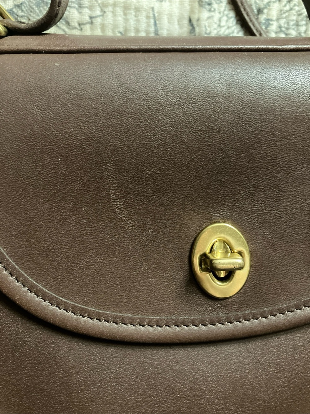 Coach Vintage Regina Crossbody Bag 9983 Mahogany - Picture 9 of 11